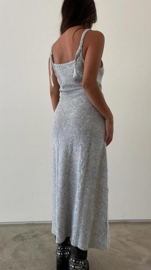 CABLE KNIT MAXI DRESS