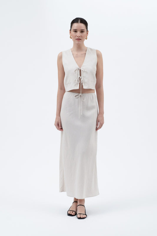 LINEN VEST